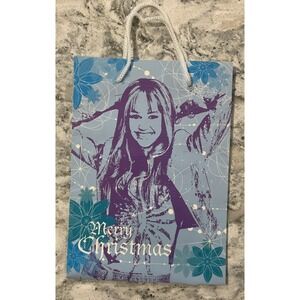 Hannah Montana Disney Christmas Holiday Gift Bag Miley Cyrus Vintage NEW